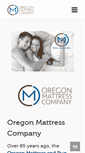 Mobile Screenshot of oregonmattress.com